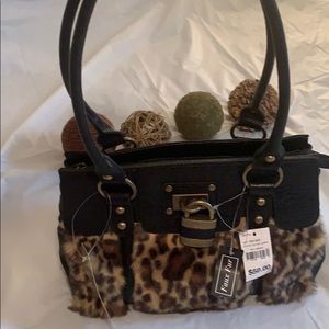 NWT Bueno Collection faux fur purse.